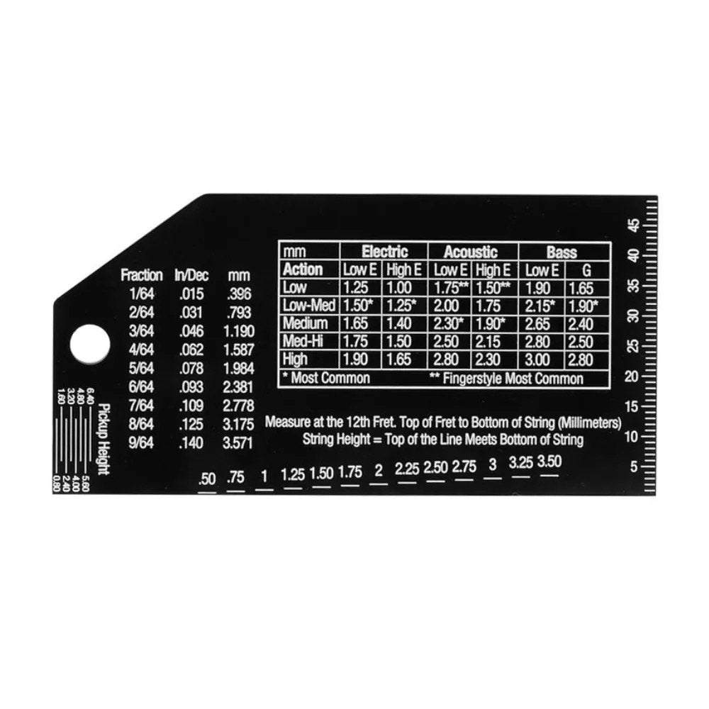 Precision String Action Gauge