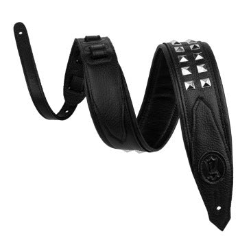 Levy's Black Leather Silver Studded Strap