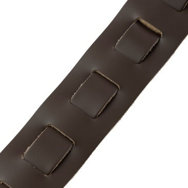 Levy's Dark Brown Acoustic Leather Guitar Strap