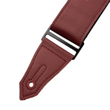 Levy's Oxblood Leather Strap with Black Eyelets