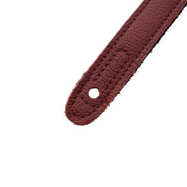 Levy's Oxblood Leather Strap with Black Studs