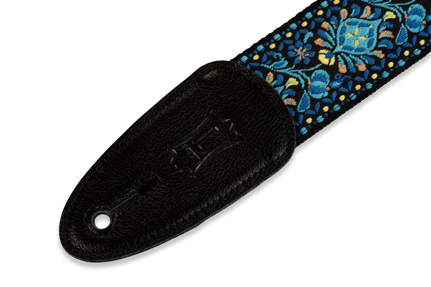 2" 60's Hootenanny Jacquard Weave Guitar Strap With Polypropylene Backing, Garme...