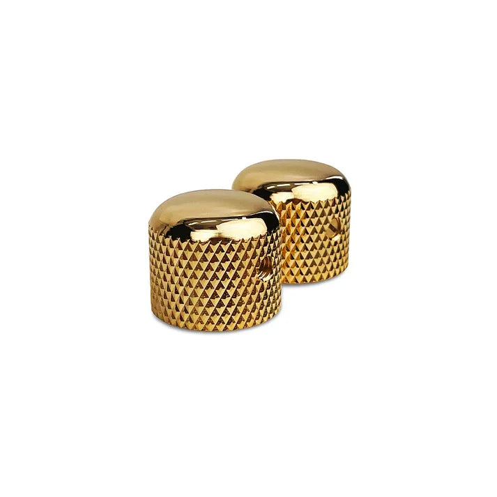Gotoh Short Metal Dome Knobs (2 pcs) - Gold
