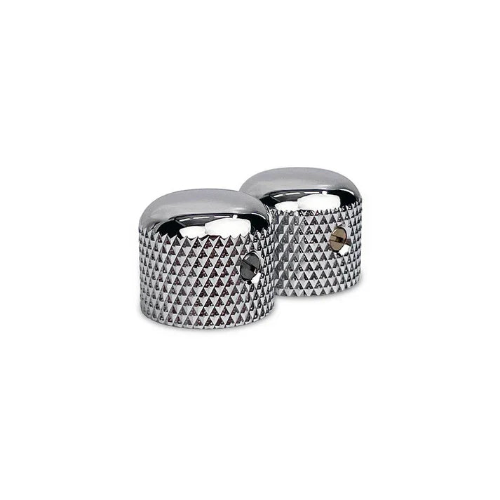 Gotoh Short Metal Dome Knobs (2 pcs) - Chrome