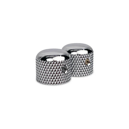 Gotoh Short Metal Dome Knobs (2 pcs) - Chrome