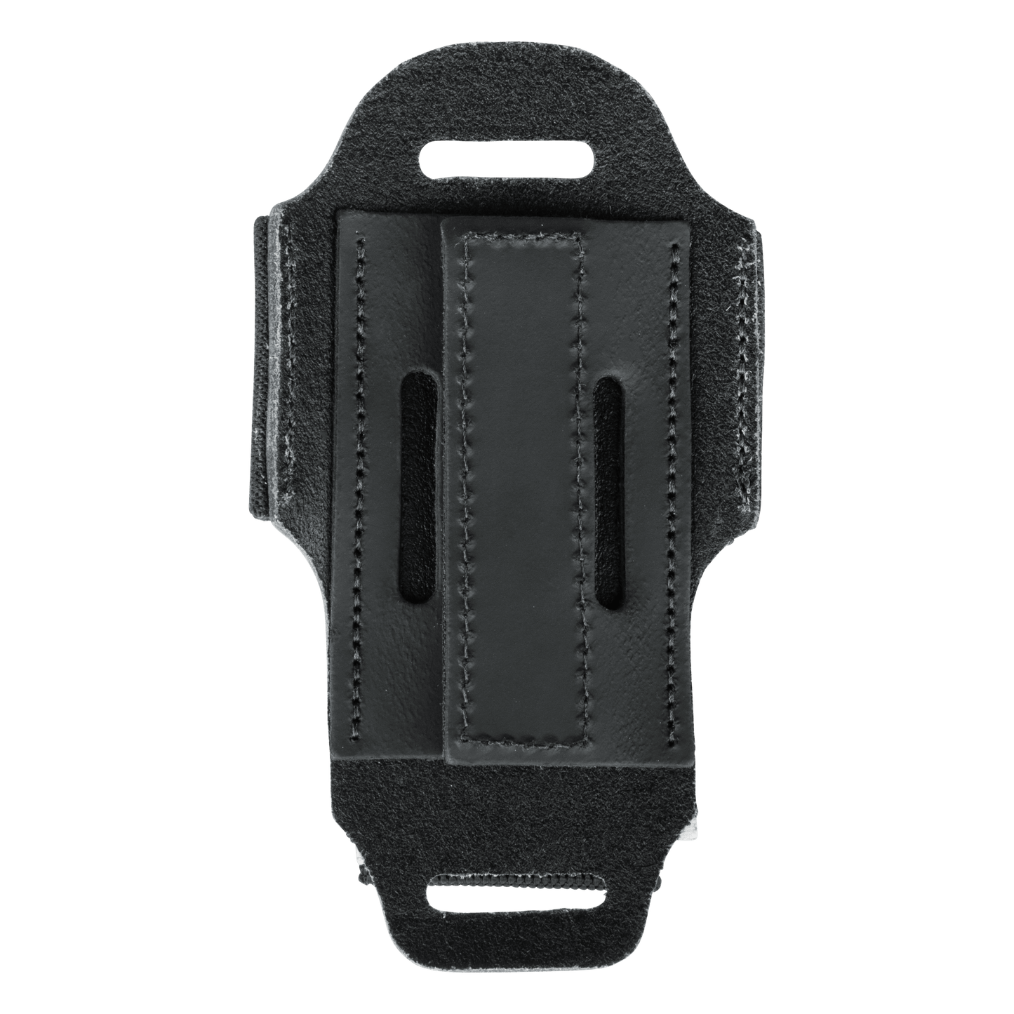 Wireless Transmitter Bodypack Holder – Black Leather