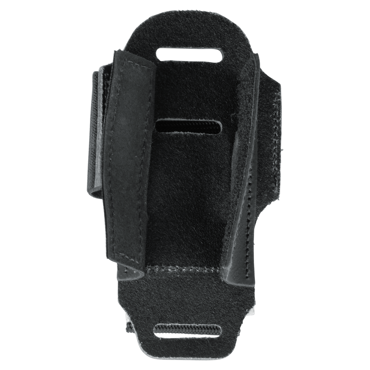 Wireless Transmitter Bodypack Holder – Black Leather