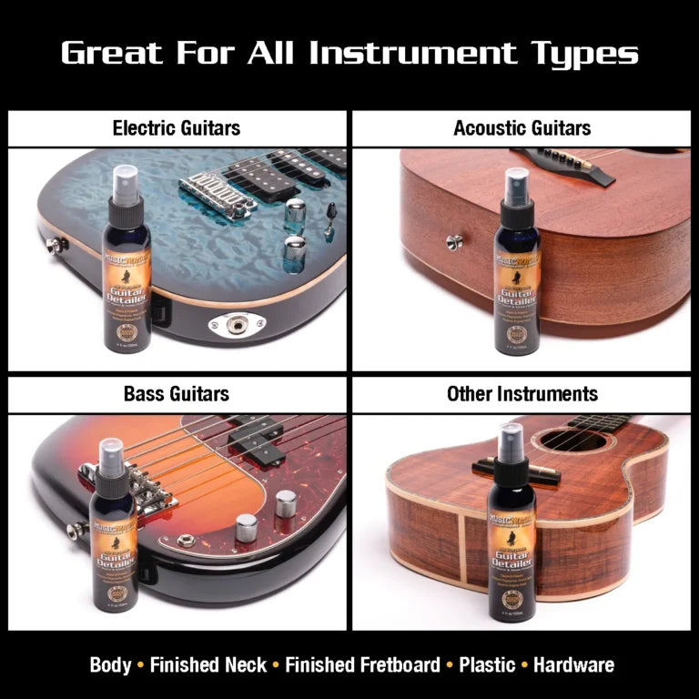 Guitar Detailer - For Matte And Gloss Finishes - Size:4oz