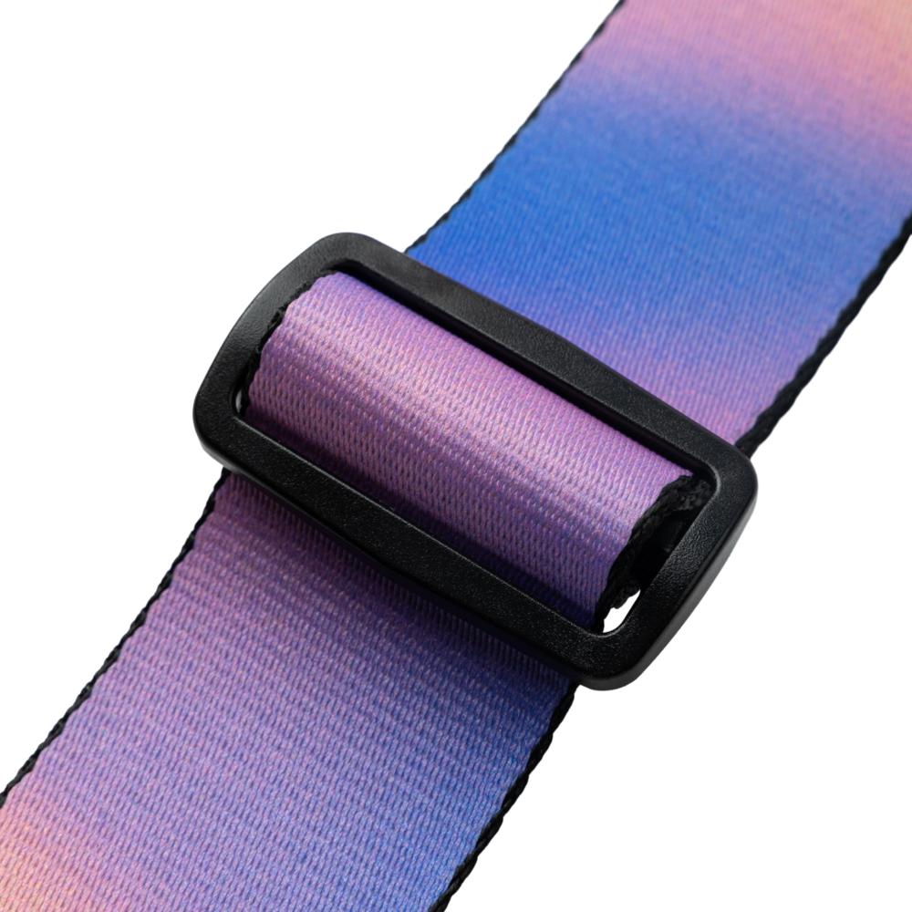 Cyber Gradient Sublimation Strap with Pink and Purple Design