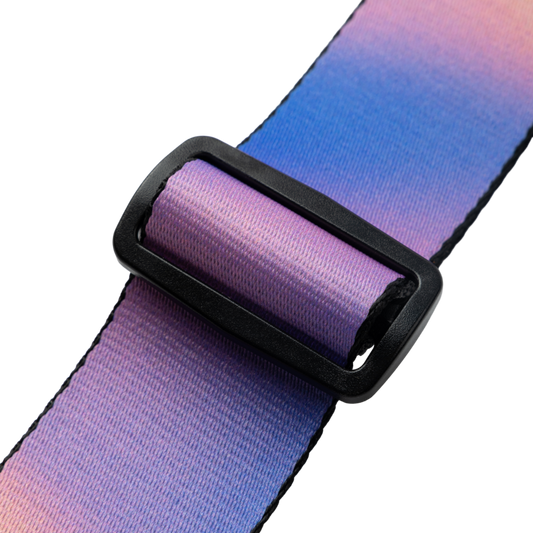 Cyber Gradient Sublimation Strap with Pink and Purple Design