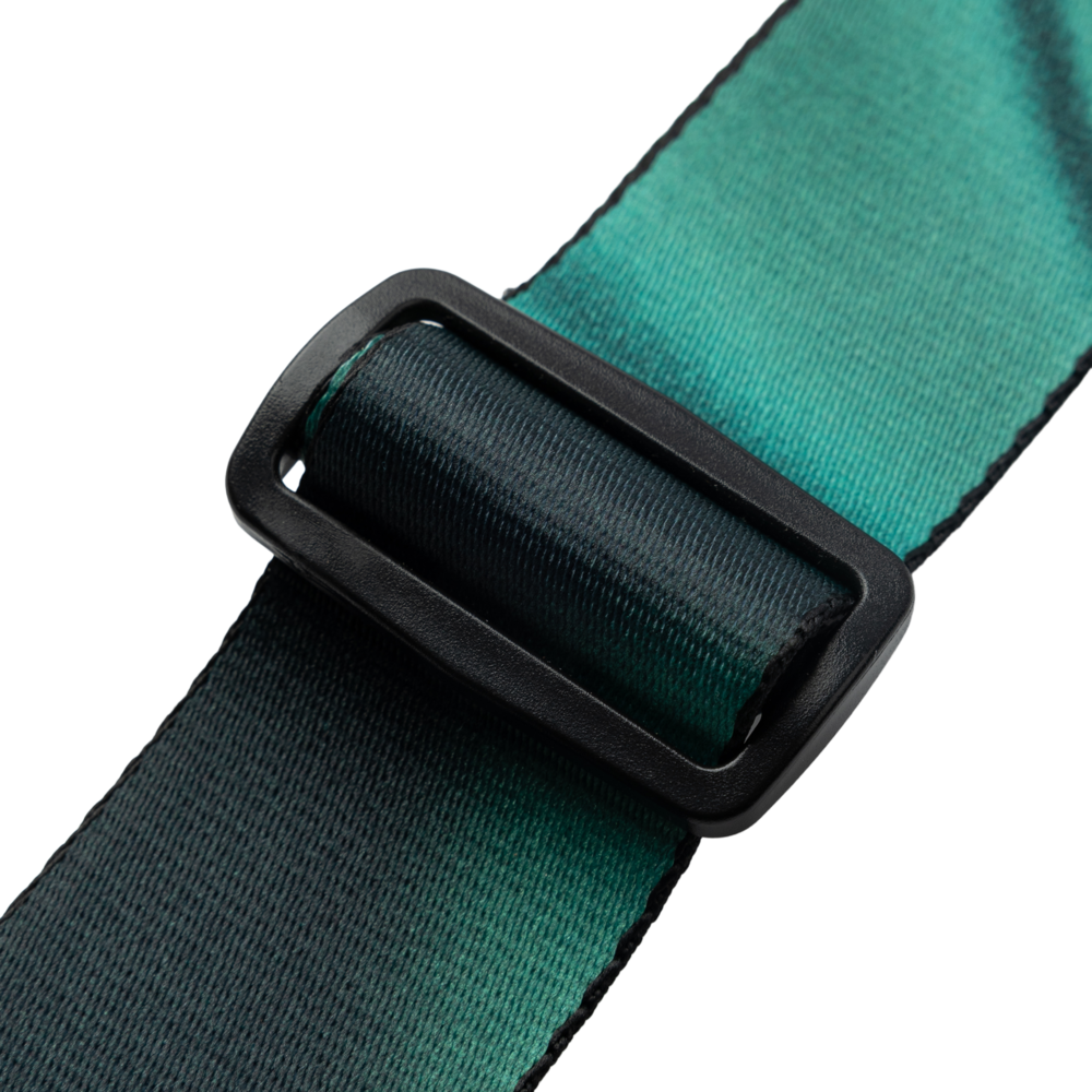 Cyber Gradient Sublimation Strap with Green and Black Design