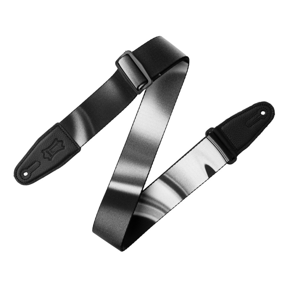 Cyber Gradient Sublimation Strap with Black and Silver Design