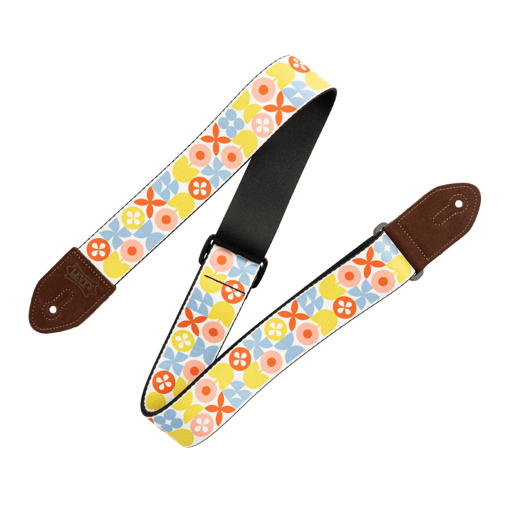 Levy's Mid Century Modern Strap - Pink, Green, and Red Retro Flower