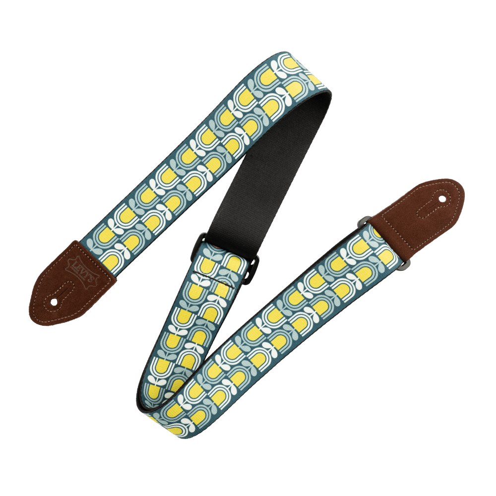 Levy's Mid Century Modern Strap - Blue, Green, and White Mod Tulip