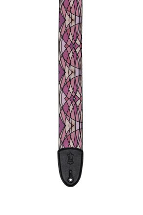 Levy's Stained Glass Guitar Strap - Pink