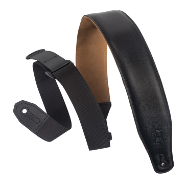 2 1/2 inch Right Height Garment Leather Guitar Strap Featuring RipChord Technolo...