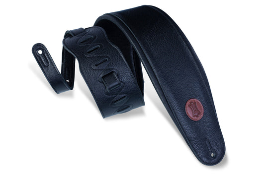 4 1/2" Garment Leather Bass Strap With Foam Padding And Garment Leather Backing