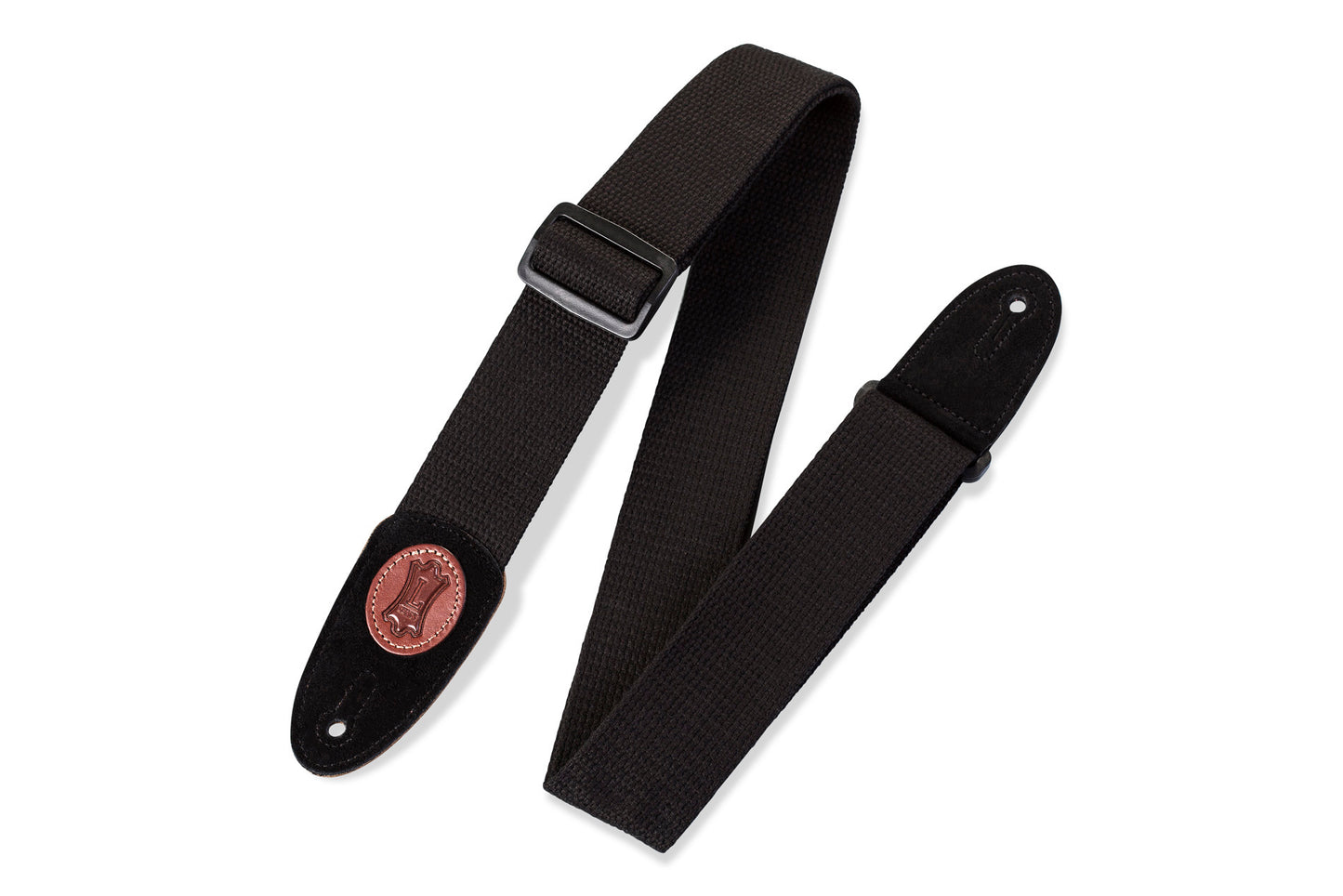2" Signature Series Cotton Guitar Strap With Suede Ends And Tri-glide Adjustment