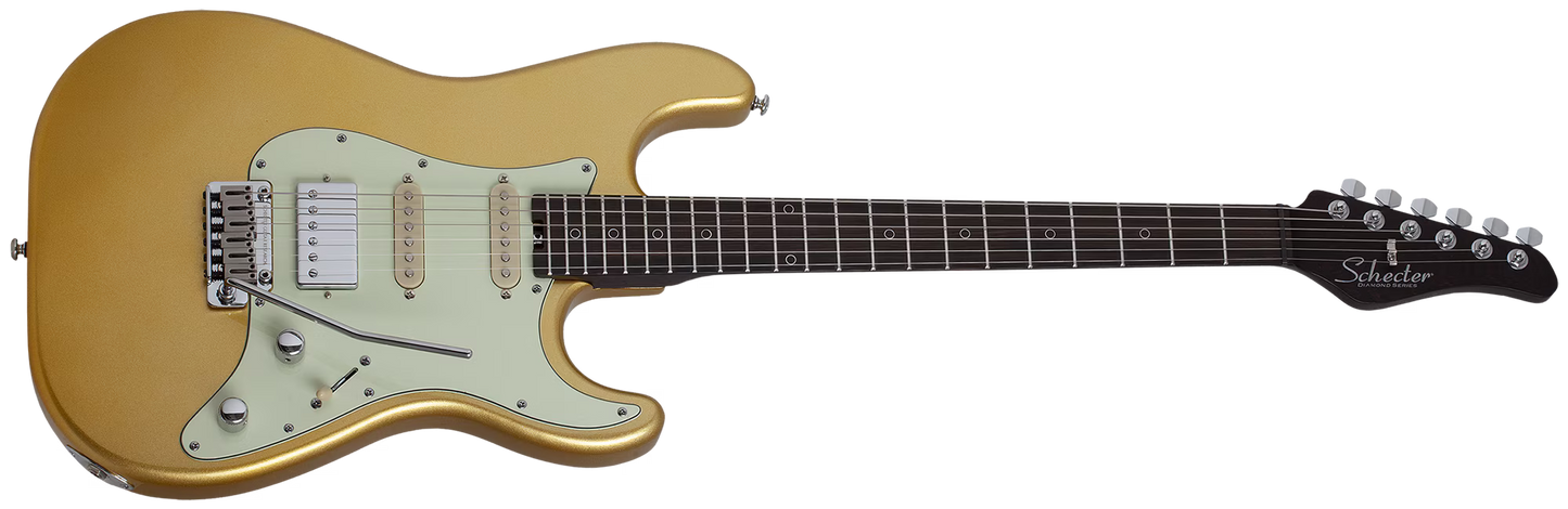 Schecter Nick Johnston Traditional HSS 10th Anniversary-Atomic Saffron
