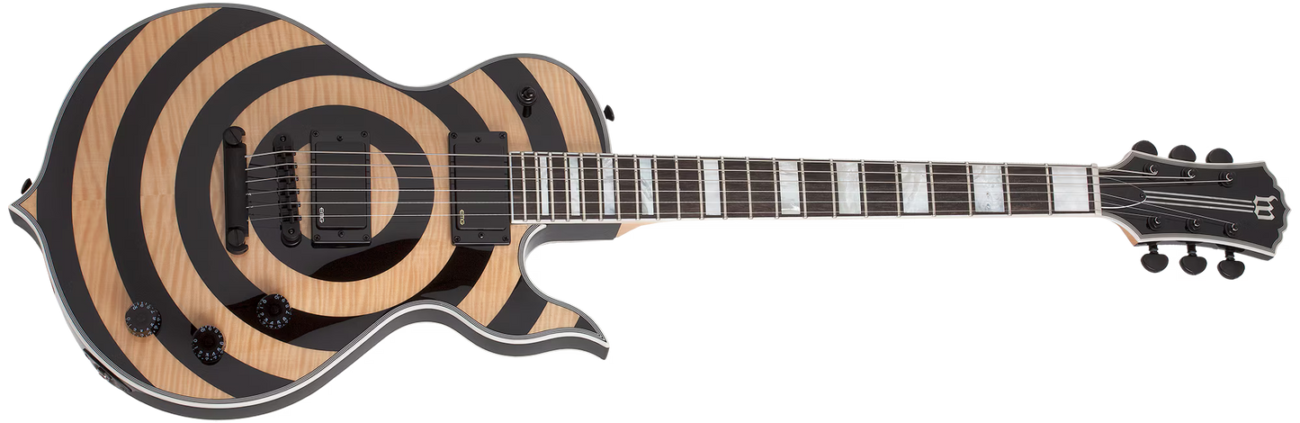 Wylde Audio Odin Grail Psychic Bullseye Rawtop Guitar With Barbarian Hardcase