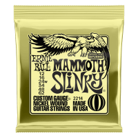Mammoth Slinky Nickel Wound Electric Guitar Strings with wound G 12-62 Gauge