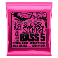 Super Slinky Nickel Wound 5-String Electric Bass Strings 40-125 Gauge