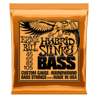 Hybrid Slinky Nickel Wound Electric Bass Strings 45-105 Gauge