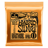 Hybrid Slinky Nickel Wound Electric Guitar Strings 9-46 Gauge - 3 Pack