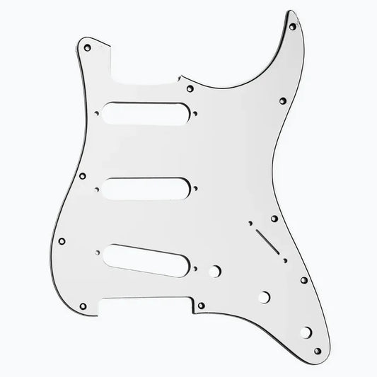 White Pickguard For Stratocaster