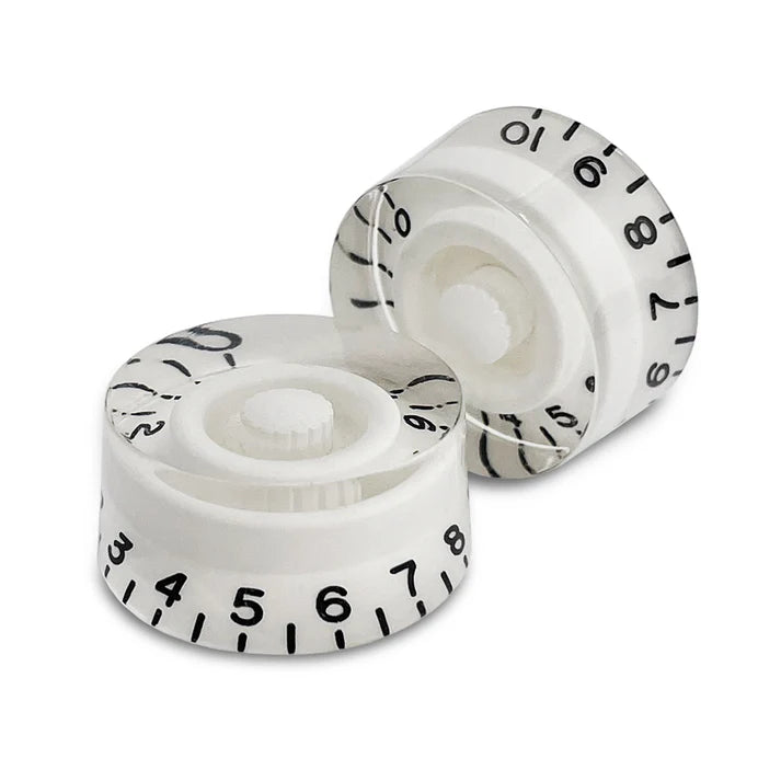 Vintage-style Speed Knobs - White / Standard / Pack of 2