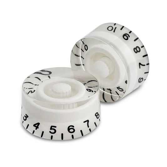 Vintage-style Speed Knobs - White / Standard / Pack of 2