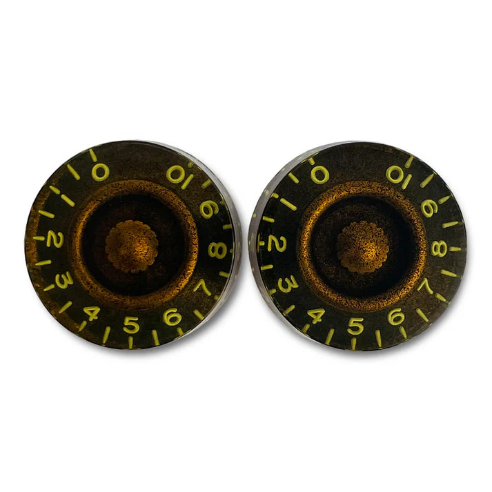 Set of 2 Vintage-style Speed Knobs - Chocolate / Standard / Pack of 2