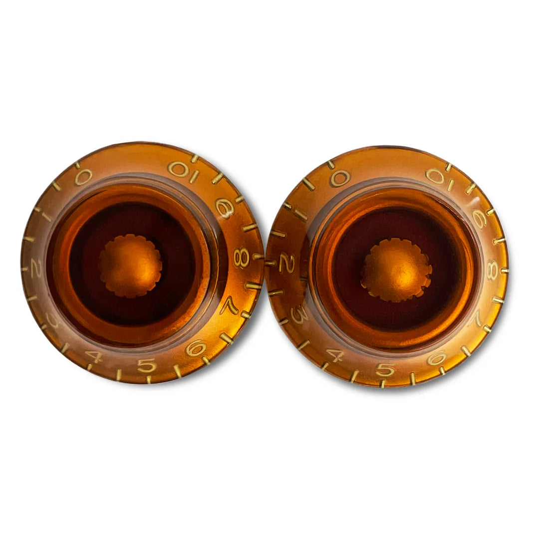 PK-0140-022 Vintage Style Amber Bell Knobs