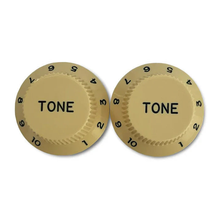 Plastic Tone Knobs for Stratocaster® - Cream / Pack of 2