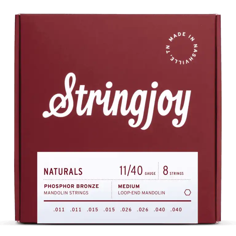 Stringjoy 11-40 Medium Gauge Naturals - Phosphor Bronze Mandolin Strings