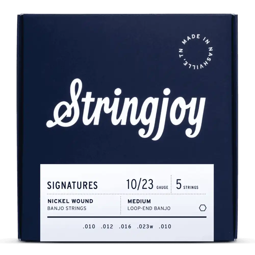 Stringjoy 10-23 Medium Gauge Signatures - 5 String Nickel Wound Banjo Strings