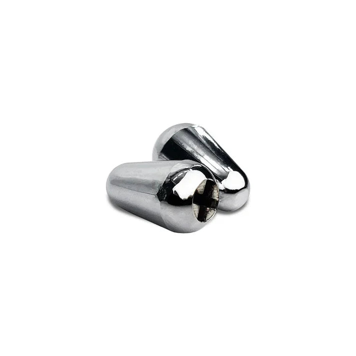 Allparts Switch Tips for USA Strat (2 pcs) - Chrome / Standard