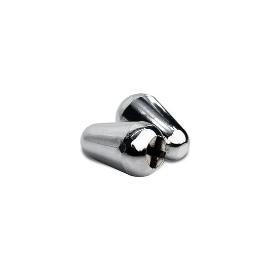 Allparts Switch Tips for USA Strat (2 pcs) - Chrome / Standard