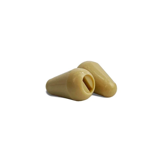 Allparts Switch Tips for USA Strat (2 pcs) - Vintage Cream / Standard