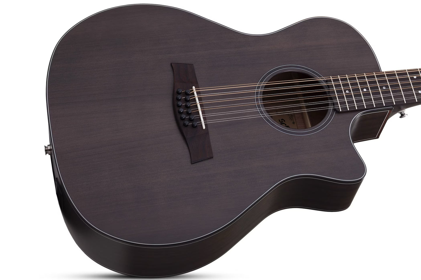 Schecter Orleans Studio-12 Acoustic Satin See Thru Black
