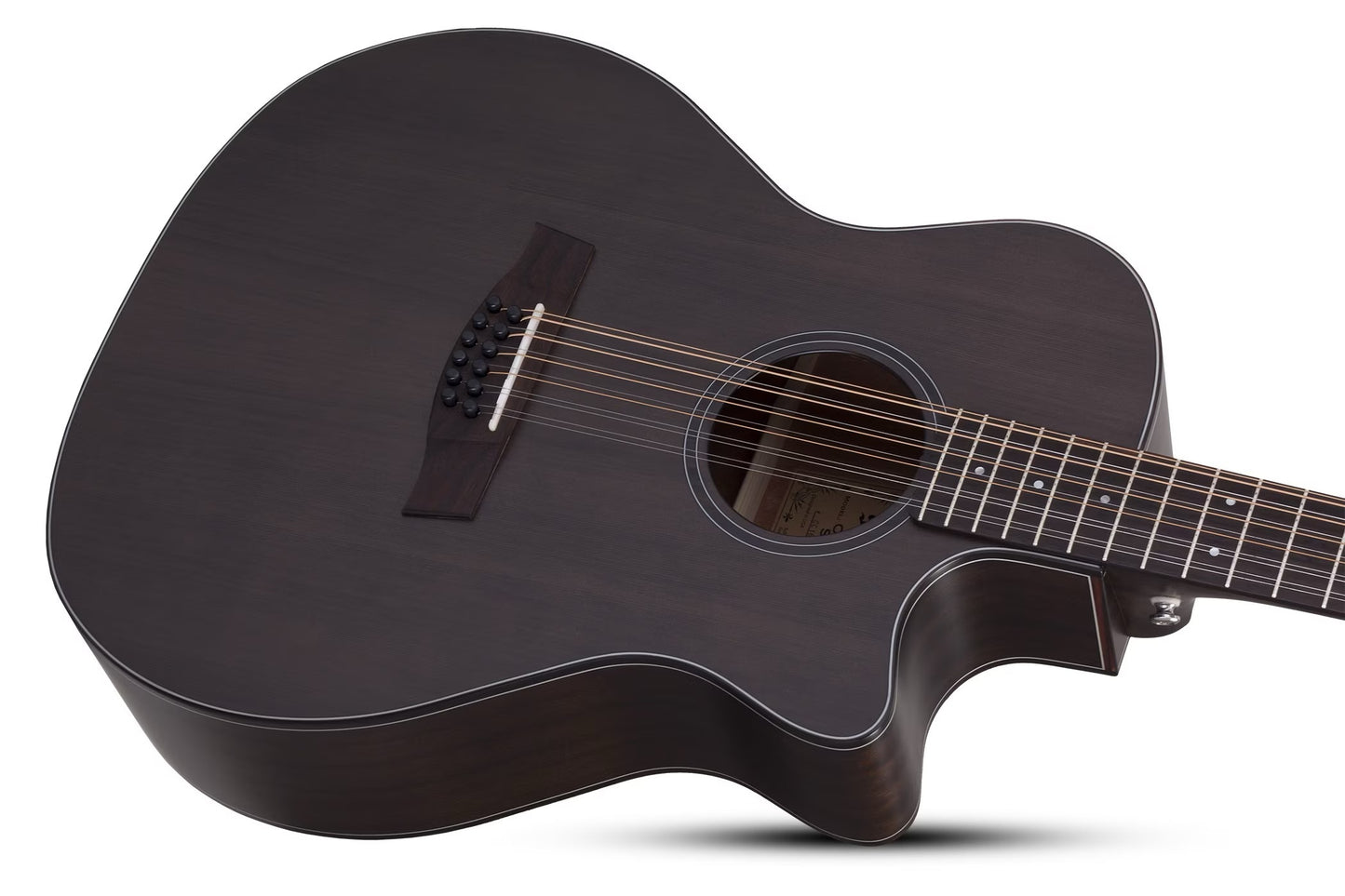 Schecter Orleans Studio-12 Acoustic Satin See Thru Black