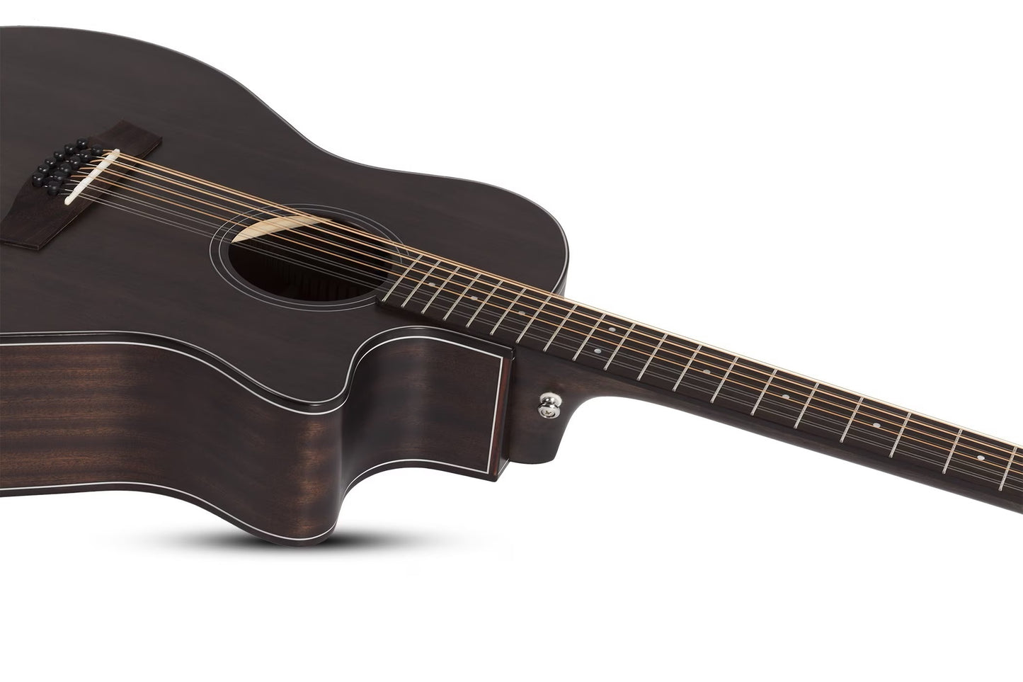 Schecter Orleans Studio-12 Acoustic Satin See Thru Black