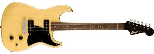 Squier Paranormal Strat-O-Sonic, Laurel Fingerboard, Black Pickguard, Vintage Blonde