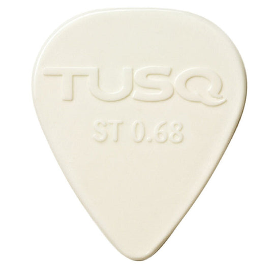 TUSQ Standard Pick .68mm White - 6 Pack