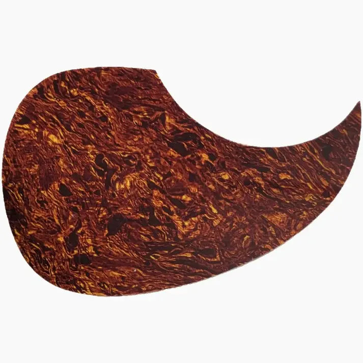 Thin Acoustic Pickguard with Adhesive Backing Tortoise