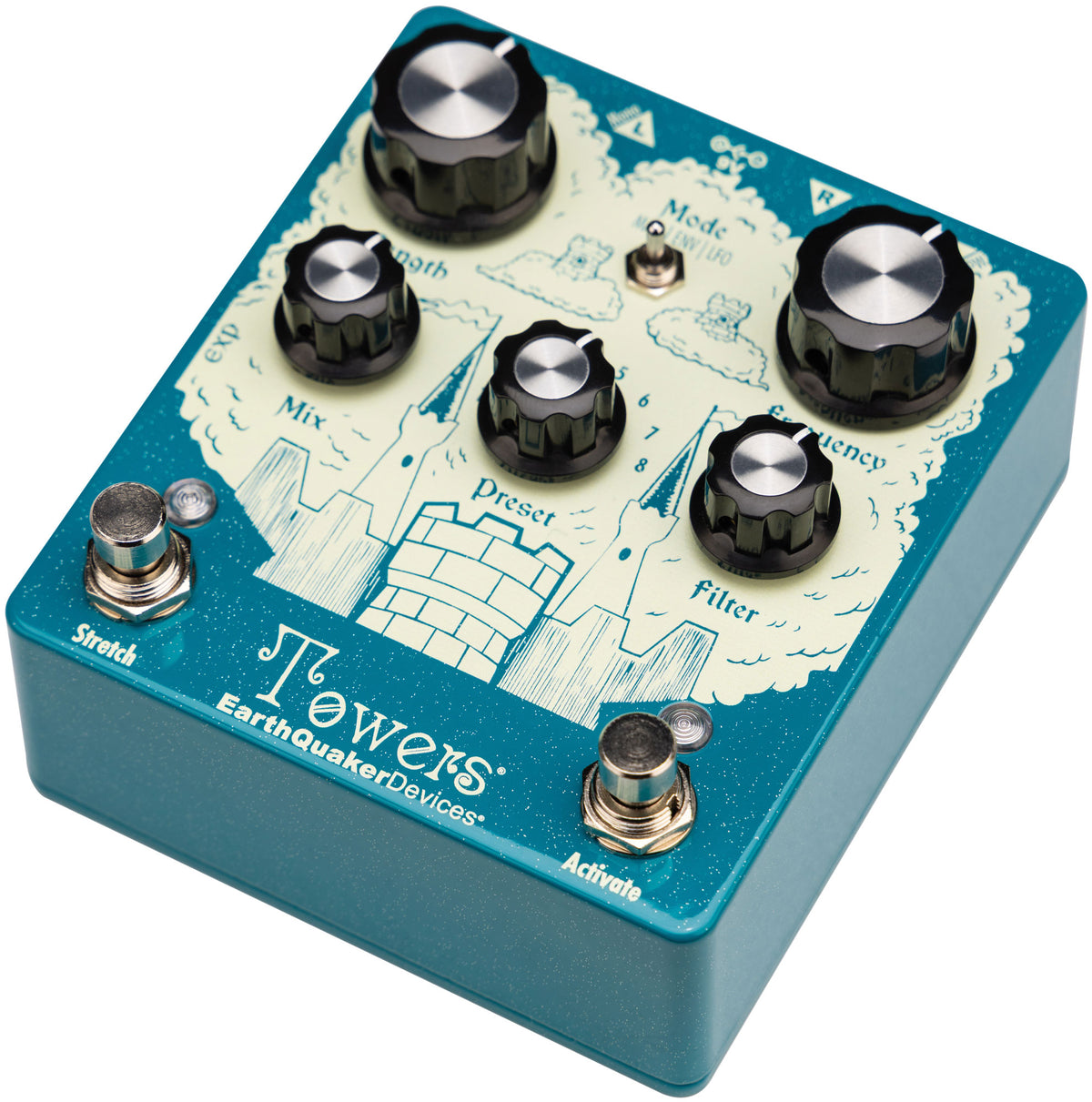 Earthquaker Devices Towers V1 - Stereo Reverberant Filter