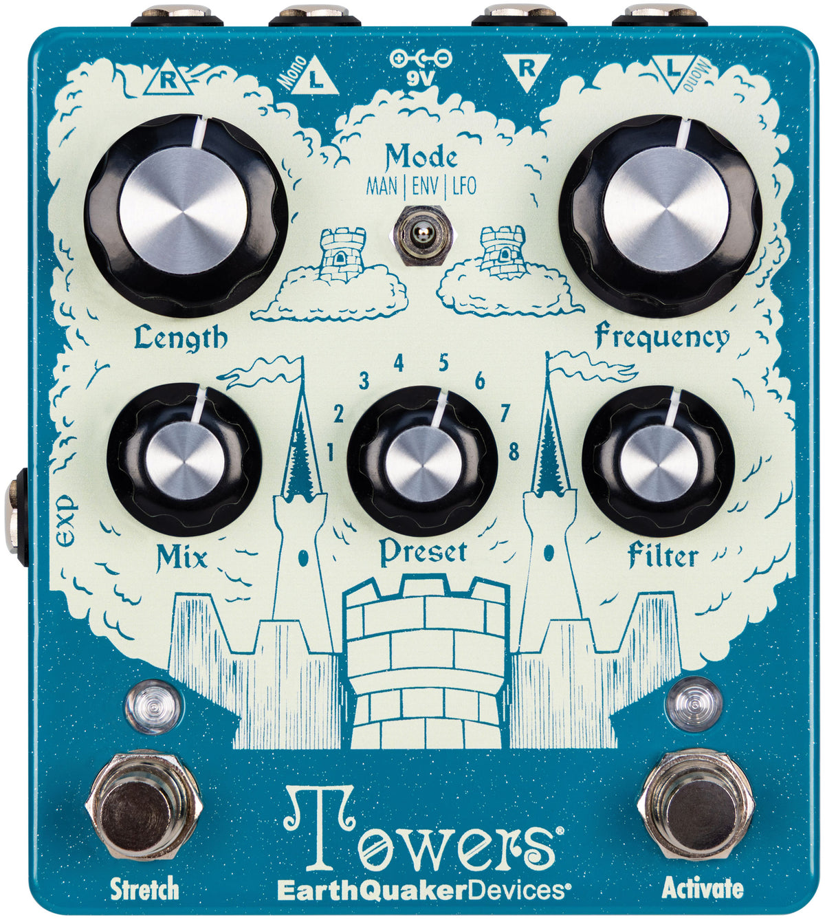 Earthquaker Devices Towers V1 - Stereo Reverberant Filter
