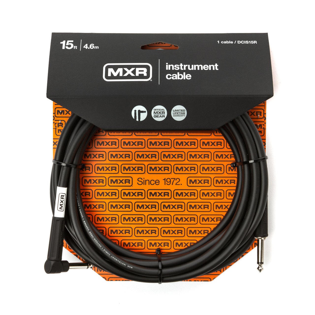 MXR® 15 FT STANDARD INSTRUMENT CABLE - RIGHT / STRAIGHT
