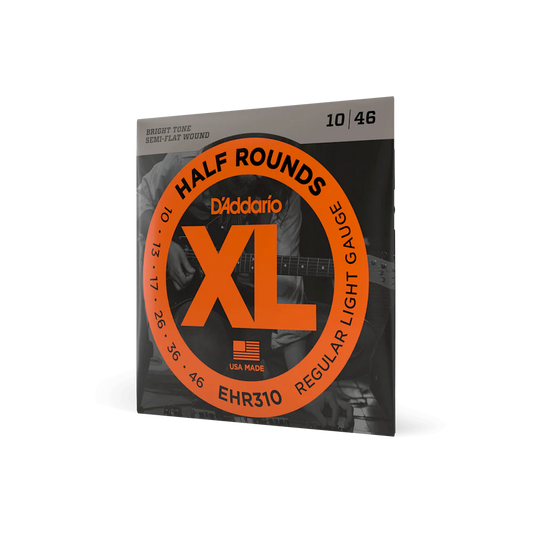 D'Addario EHR310 10-46 Regular Light, XL Half Rounds Electric Guitar Strings