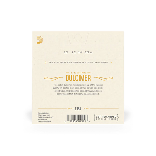 D'Addario EJ64 4-String Dulcimer Strings